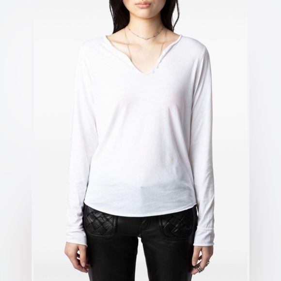 NWT Zadig & Voltaire TUNISIEN  ML ROCK STRASS Size XS - Picture 1 of 5